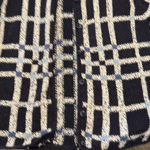 Talbots Sweater- Size M- Navy blue is the Base color with other colors - Picture 4 of 8